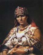 Frederick Arthur Bridgman Portrait of a Kabylie Woman, Algeria oil painting artist